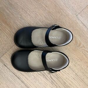 L'Amour Classic Black Mary Jane Dress Shoes